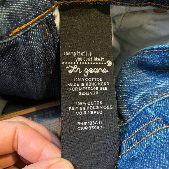 Vintage LRG Men Blue Jeans Size 34-Made in Hong Kong - Picture 10 of 11